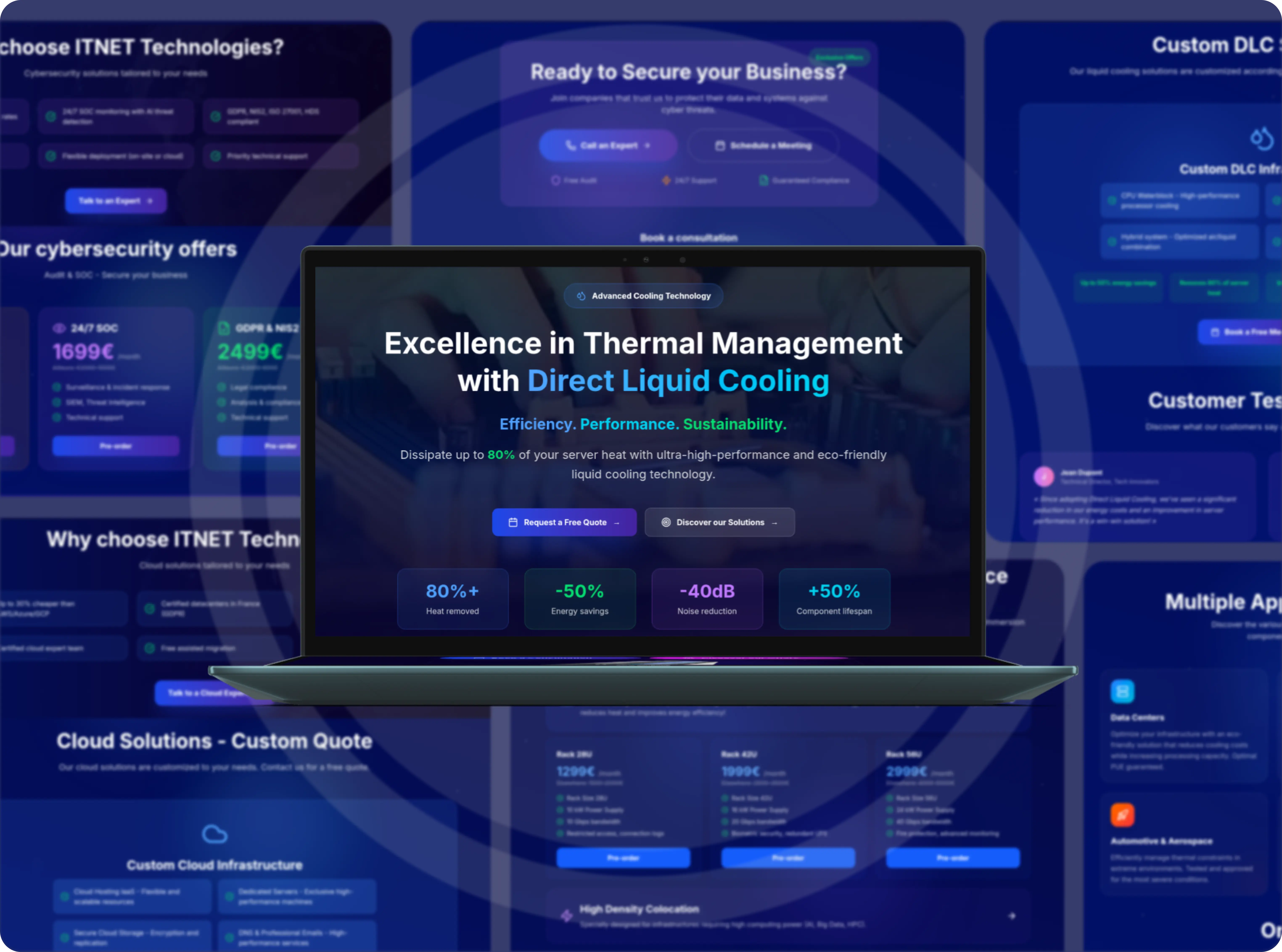 ITNET Technologies — Immersion cooling