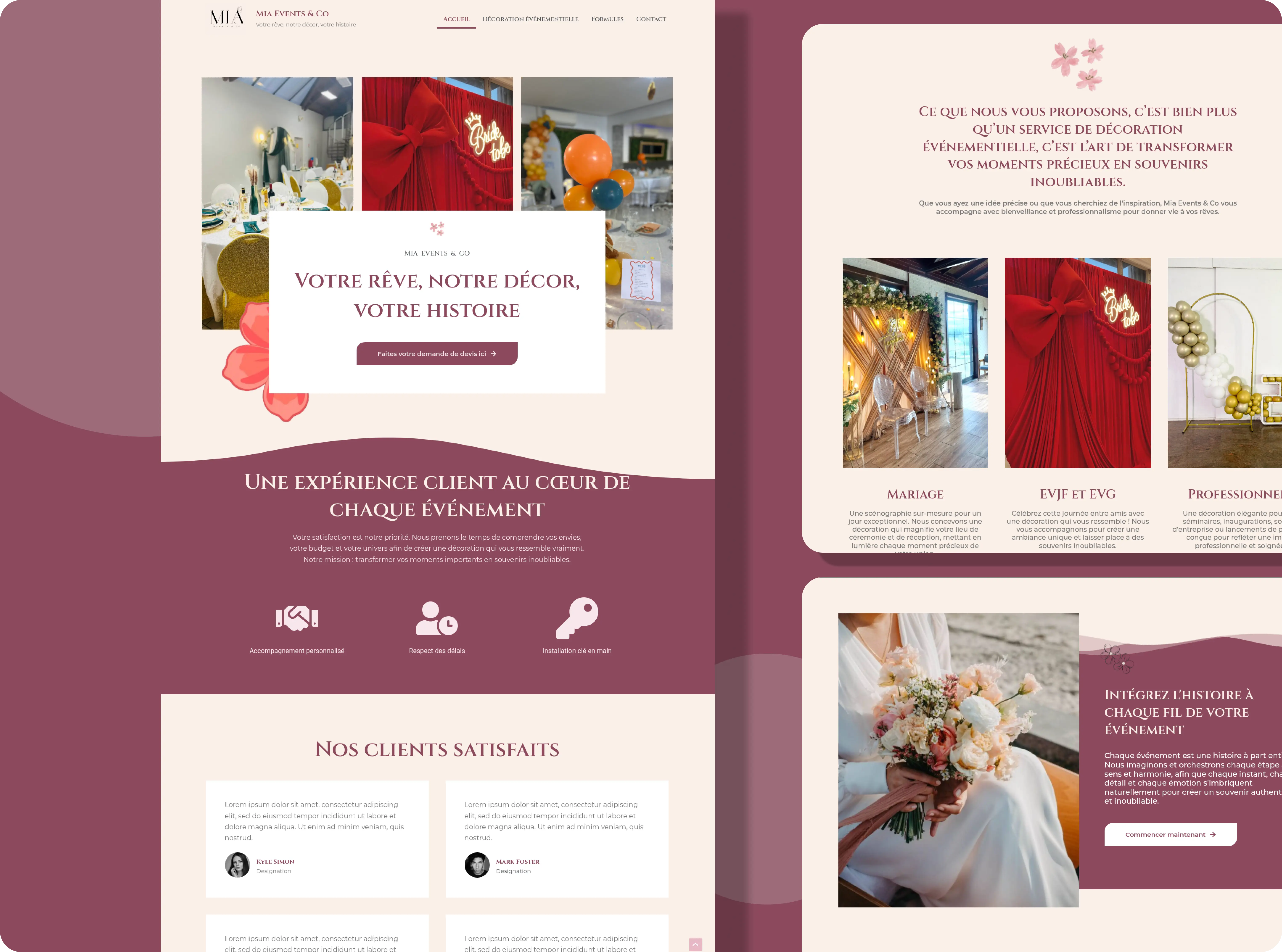 Mia Events & Co — The Concept