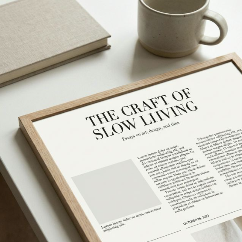 Minimal Editorial — The Concept
